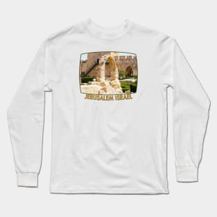 Israel, Jerusalem. Citadel Arch Long Sleeve T-Shirt